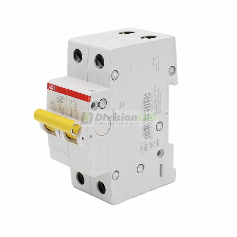 ABB SV202-C25 Interruptor magnetotérmico 2P 25A C 6kA 2CDS212066R0254
