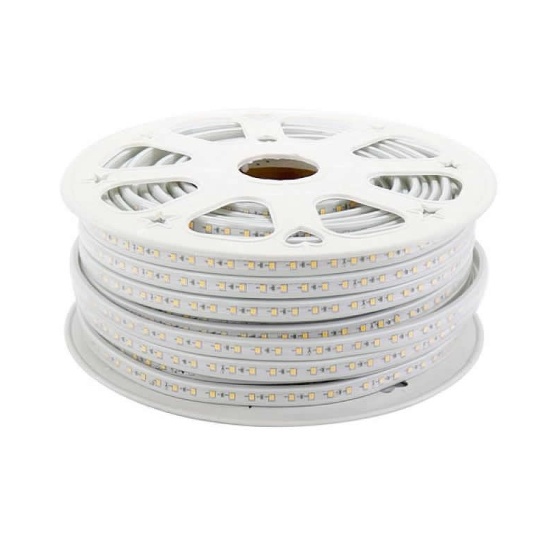 Tira LED 220V AC SMD2835 IP65 50m 6000K