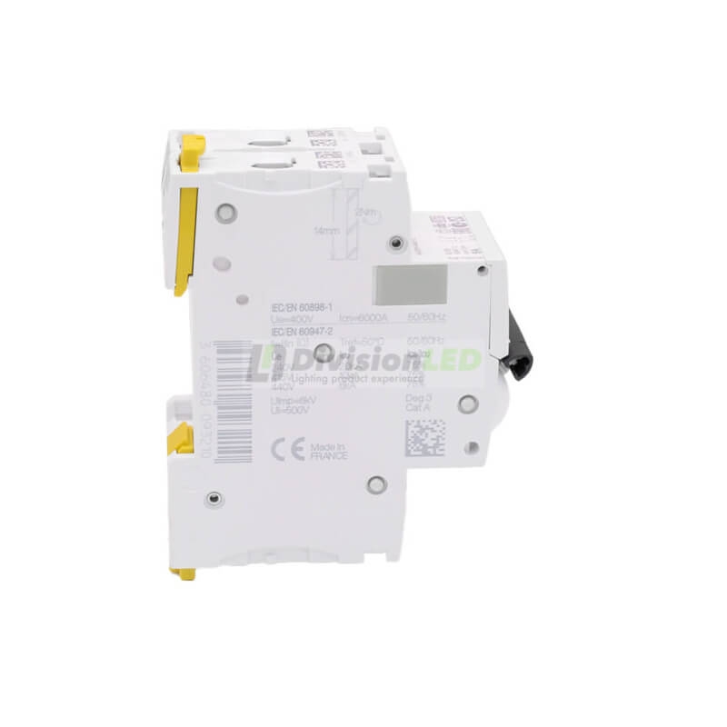 SCHNEIDER A9F79206 Interruptor magnetotérmico iC60N 2P 6A C