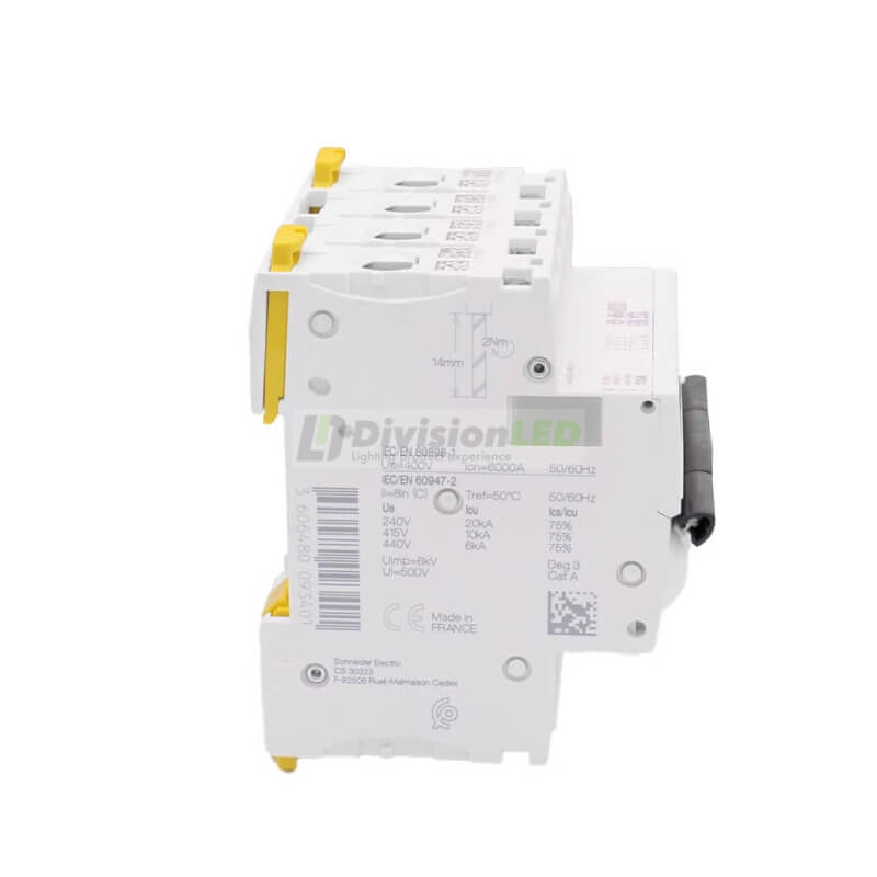 SCHNEIDER A9F79410 Interruptor magnetotérmico iC60N 4P 10A C