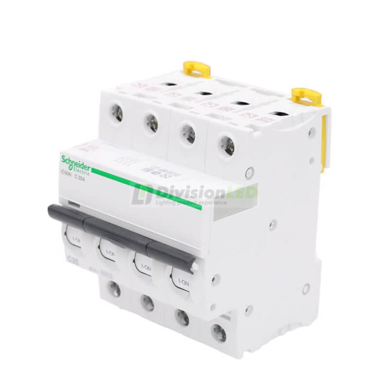 SCHNEIDER A9F79425 Interruptor magnetotérmico iC60N 4P 25A C