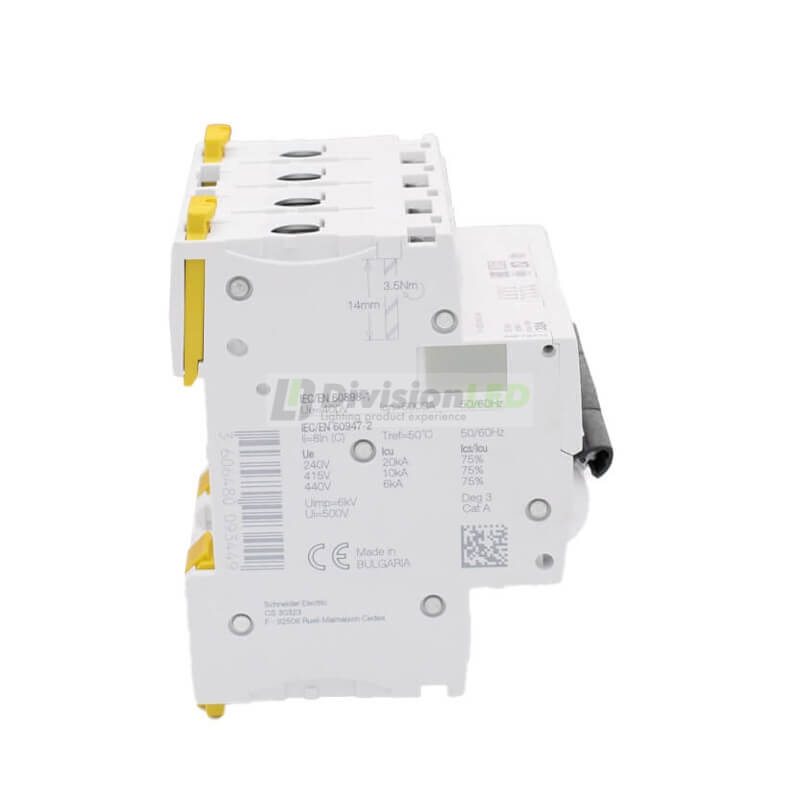 SCHNEIDER A9F79432 Interruptor magnetotérmico iC60N 4P 32A C