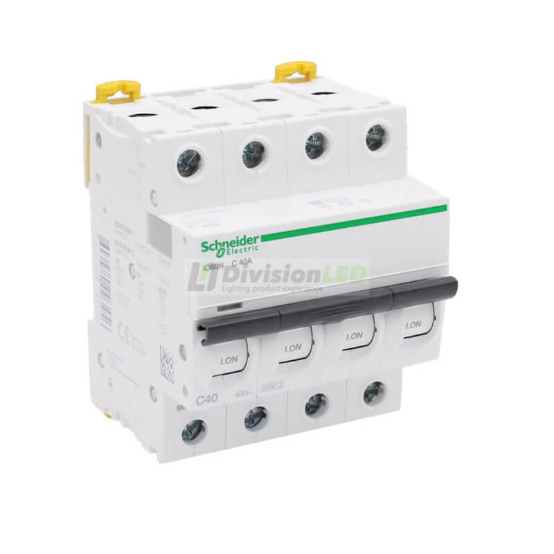 SCHNEIDER A9F79440 Interruptor magnetotérmico iC60N 4P 40A C