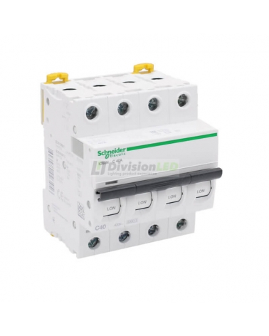 SCHNEIDER A9F79440 Interruptor magnetotérmico iC60N 4P 40A C