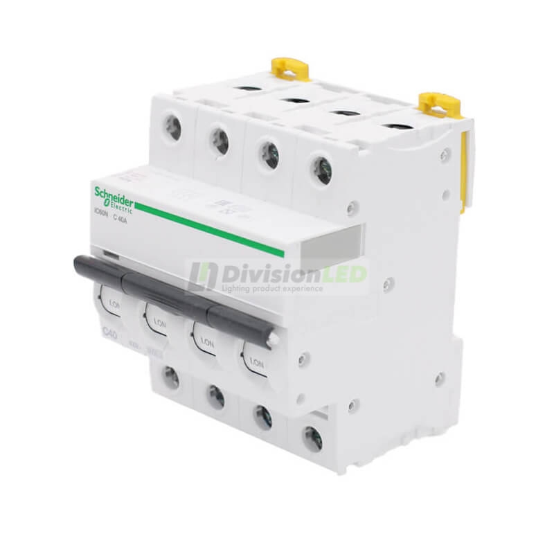 SCHNEIDER A9F79440 Interruptor magnetotérmico iC60N 4P 40A C