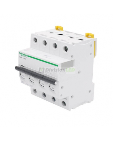 SCHNEIDER A9F79440 Interruptor magnetotérmico iC60N 4P 40A C