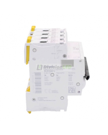 SCHNEIDER A9F79463 Interruptor magnetotérmico iC60N 4P 63A C