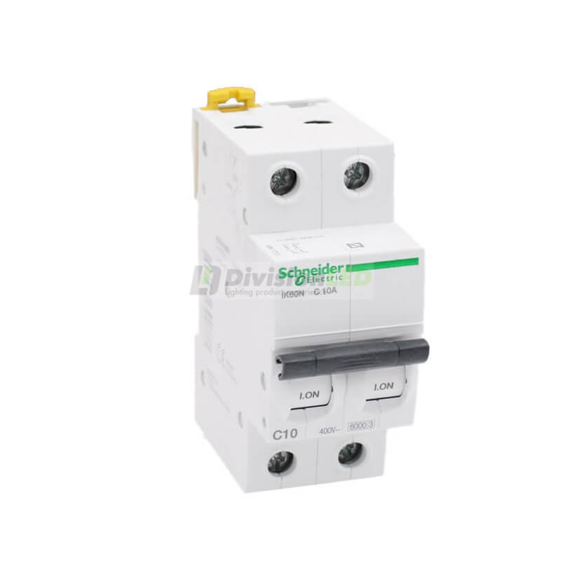 SCHNEIDER A9K17210 Interruptor magnetotérmico iK60N 2P 10A C