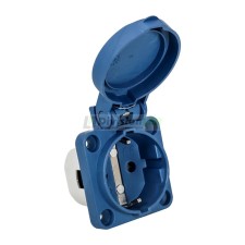 FAMATEL 13950 Base cuadro Schuko 2P+TTL 16A230V IP54 conex. 1 horizontal