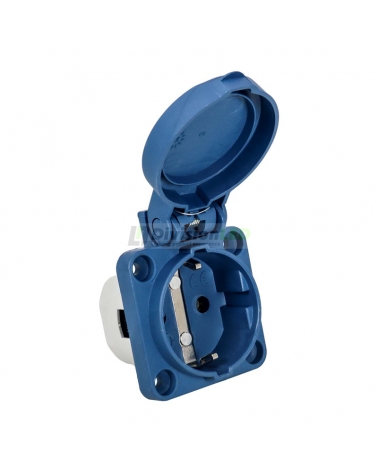 FAMATEL 13950 Base cuadro Schuko 2P+TTL 16A230V IP54 conex. 1 horizontal