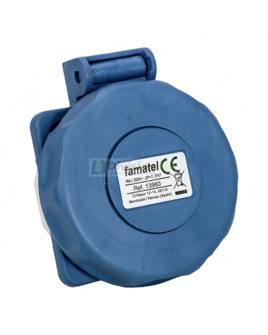 FAMATEL 13960 Base cuadro Schuko 2P+TTL 16A230V IP67