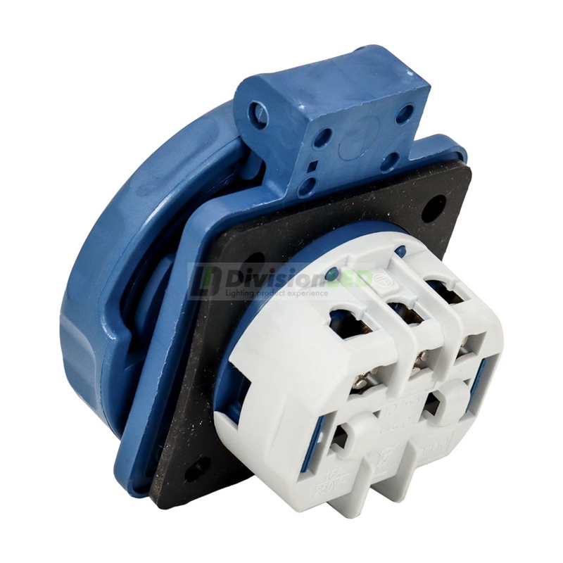 FAMATEL 13960 Base cuadro Schuko 2P+TTL 16A230V IP67