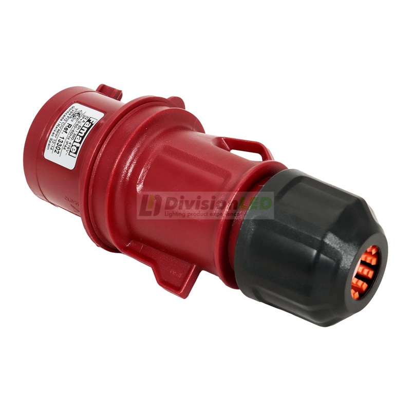 FAMATEL 13302 Clavija aerea 3P+T 32A 400V IP44