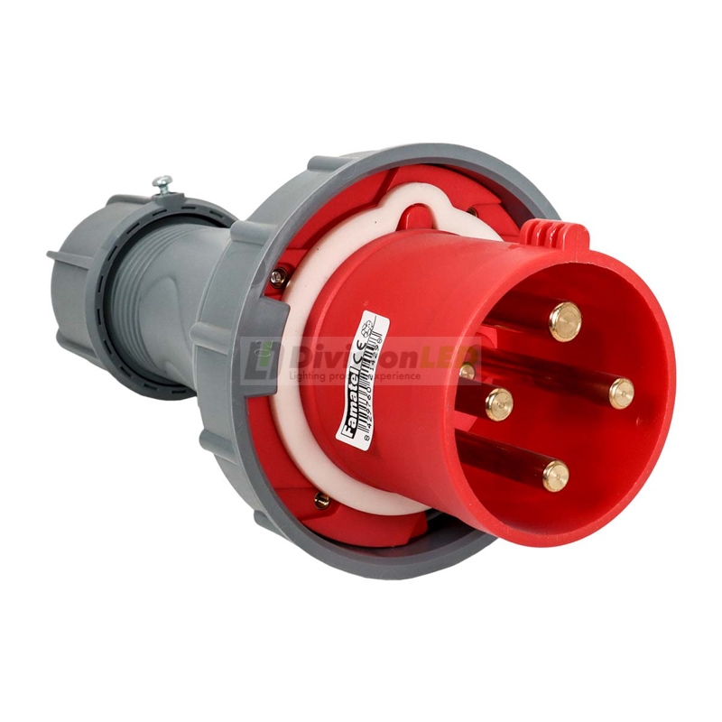 FAMATEL 14304 Clavija aerea 3P+T 63A 400V IP67