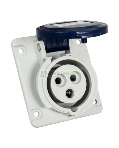 FAMATEL 23230 Base inclinada 10° 2P+T 16A 230V IP44 75x85