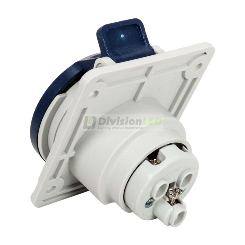 FAMATEL 23230 Base inclinada 10° 2P+T 16A 230V IP44 75x85