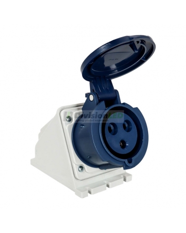 FAMATEL 23292 Base pared 2P+T 32A 230V IP44