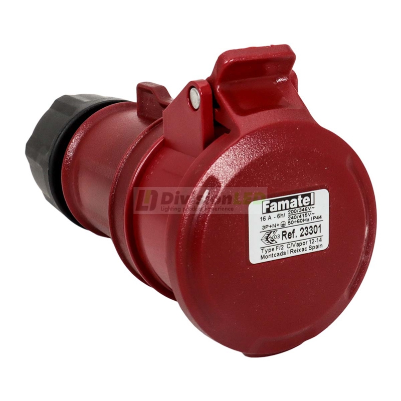 FAMATEL 23301 Base aérea 3P+N+T 16A 400V IP44
