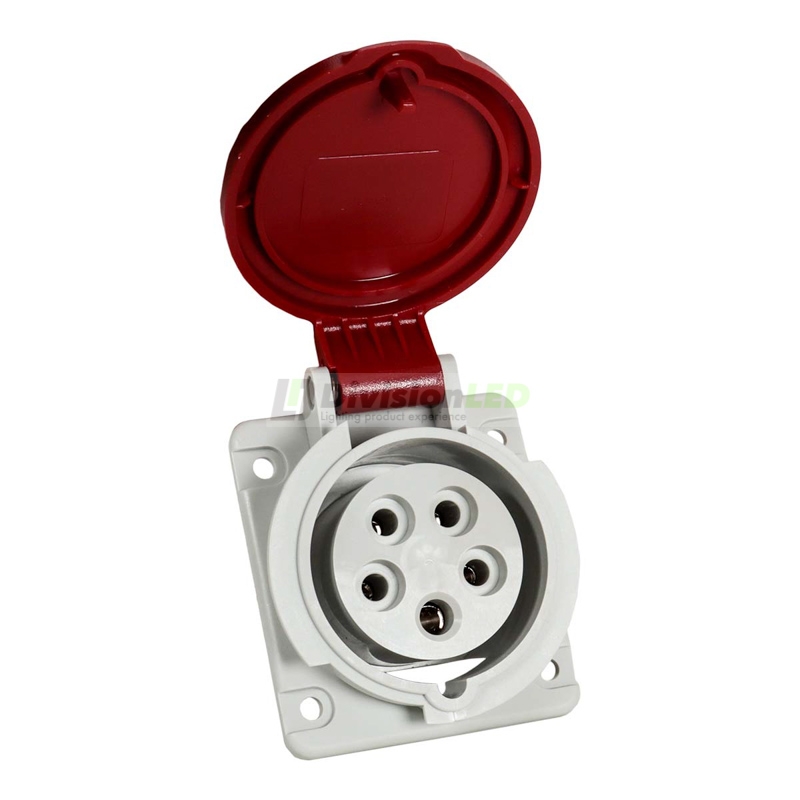 FAMATEL 23331 Base inclinada 10° 3P+N+T 16A 400V IP44 75x85