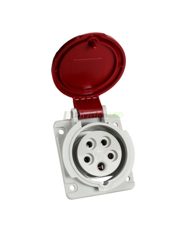 FAMATEL 23331 Base inclinada 10° 3P+N+T 16A 400V IP44 75x85