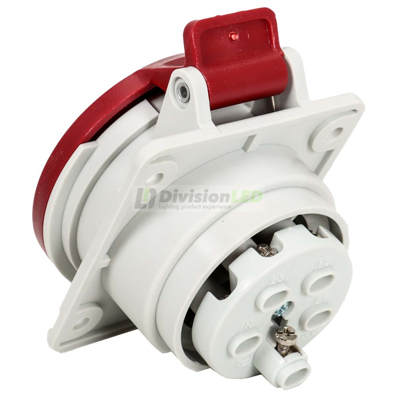 FAMATEL 23331 Base inclinada 10° 3P+N+T 16A 400V IP44 75x85