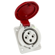 FAMATEL 23332 Base inclinada 10° 3P+T 32A 400V IP44 80x95