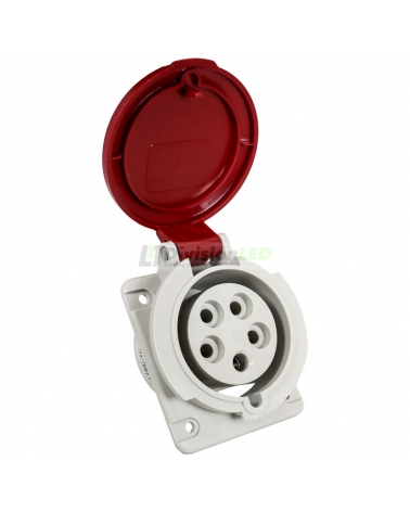 FAMATEL 23333 Base inclinada 10° 3P+N+T 32A 400V IP44 80x95