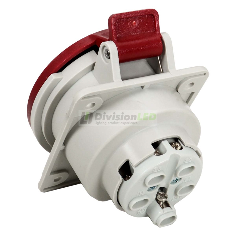 FAMATEL 23333 Base inclinada 10° 3P+N+T 32A 400V IP44 80x95