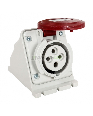 FAMATEL 23390 Base pared 3P+T 16A 400V IP44