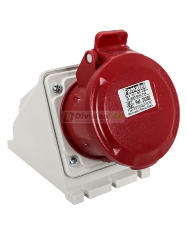 FAMATEL 23392 Base pared 3P+T 32A 400V IP44