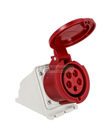 FAMATEL 23393 Base pared 3P+N+T 32A 400V IP44