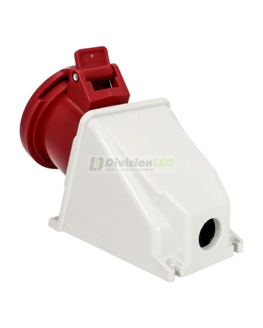 FAMATEL 23393 Base pared 3P+N+T 32A 400V IP44