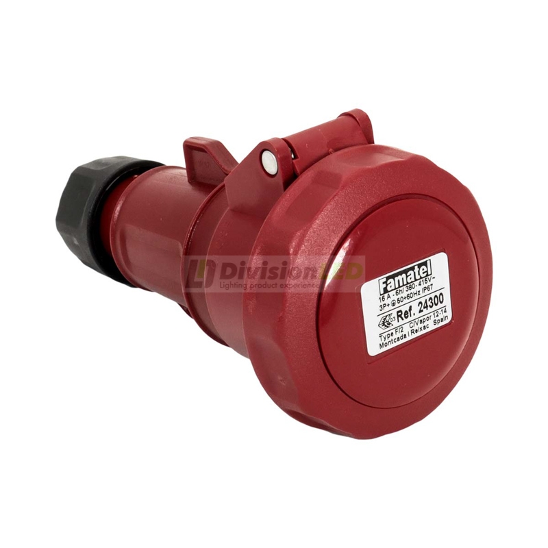 FAMATEL 24300 Base aérea 3P+T 16A 400V IP67