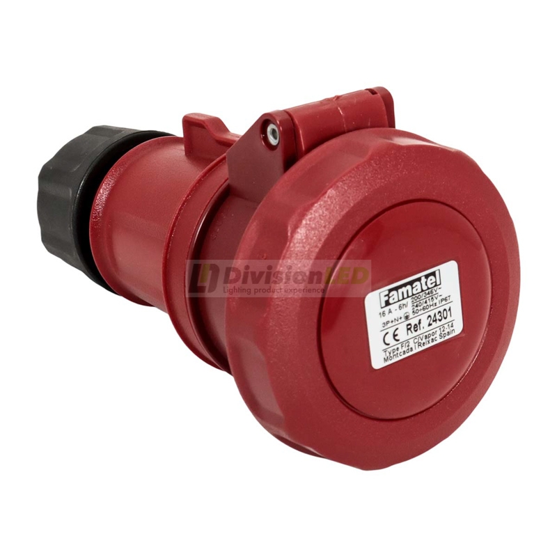 FAMATEL 24301 Base aérea 3P+N+T 16A 400V IP67