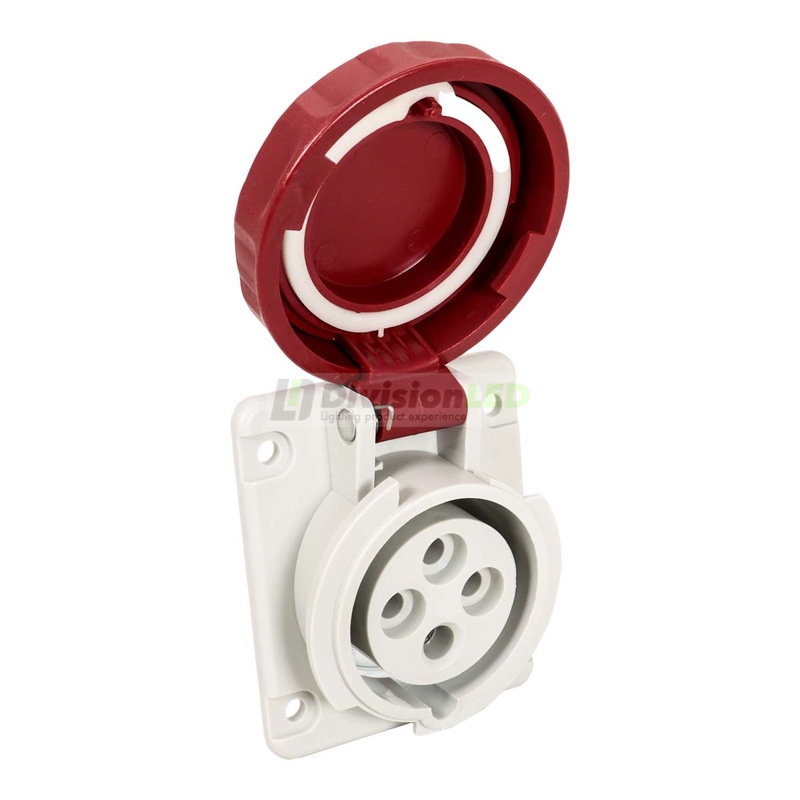 FAMATEL 24330 Base inclinada 10° 3P+T 16A 400V IP67 75x85