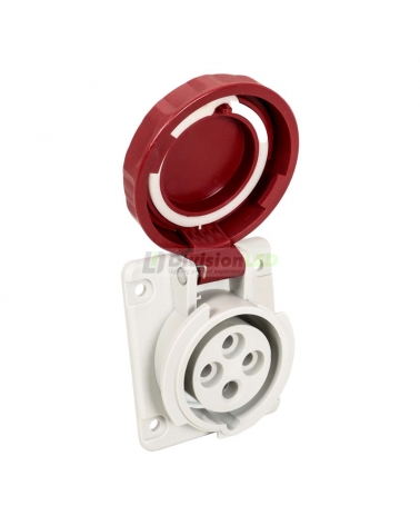 FAMATEL 24330 Base inclinada 10° 3P+T 16A 400V IP67 75x85