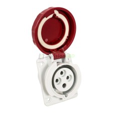 FAMATEL 24332 Base inclinada 10° 3P+T 32A 400V IP67 80x95