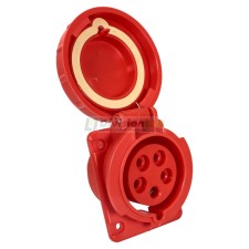 FAMATEL 24332 Base inclinada 10° 3P+T 32A 400V IP67 80x95