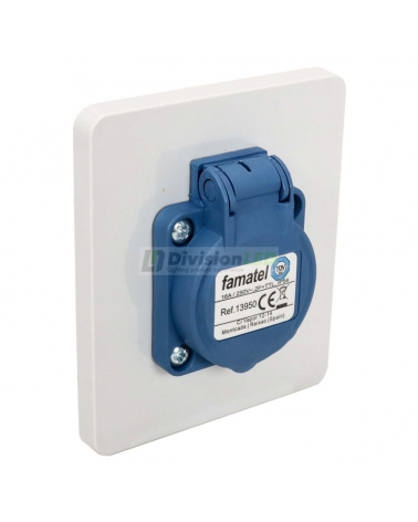 FAMATEL 3915 Placa con toma Schuko IP54