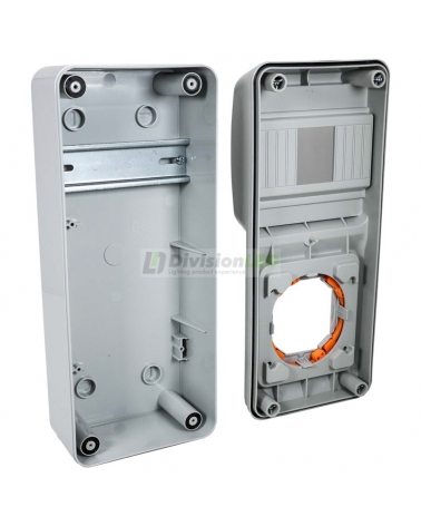 FAMATEL 3928 Caja 6 modulos para 1 mecanismo 305x125x107 para IP65