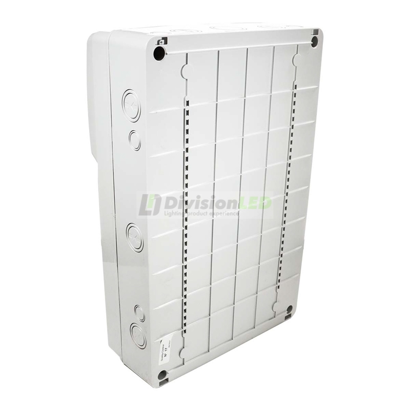 FAMATEL 3961 Caja 8 modulos para 4 mecanismos 500x230x155 enlazable para IP65
