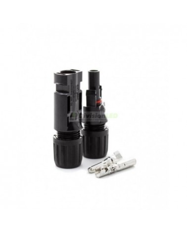 Conectores solar macho hembra tipo 4 - ¡imagen en 360°! - DivisionLED