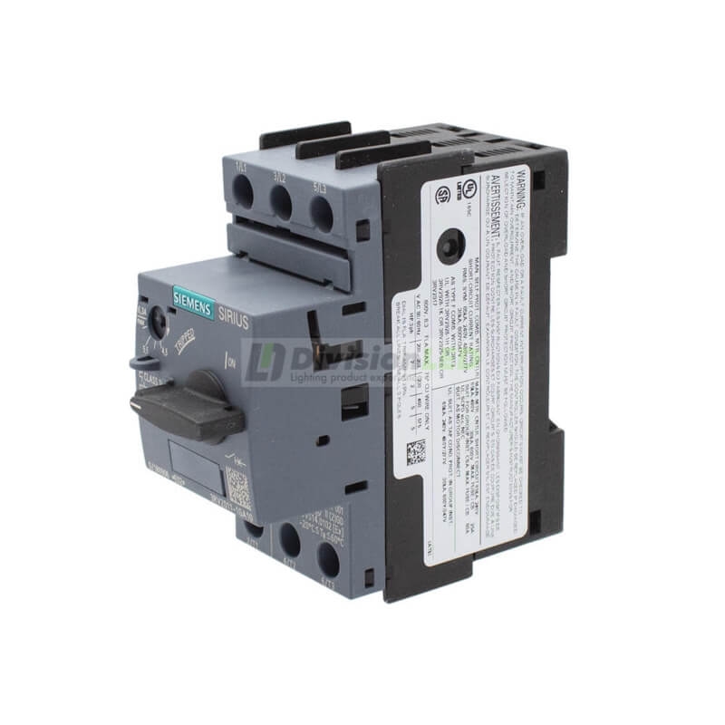 Siemens SIRIUS 3RV2011-1GA10 Guardamotor S00 sobrecarga 4.5-6.3A cortocircuito 82A
