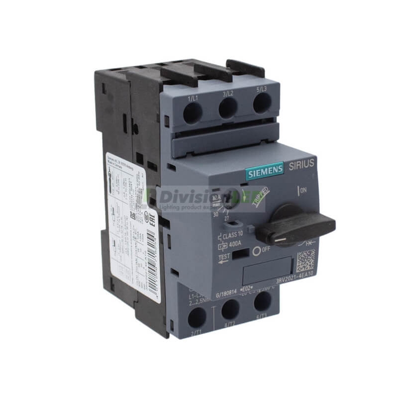 Siemens SIRIUS 3RV2021-4EA10 Guardamotor S0 sobrecarga 27-32A cortocircuito 400A