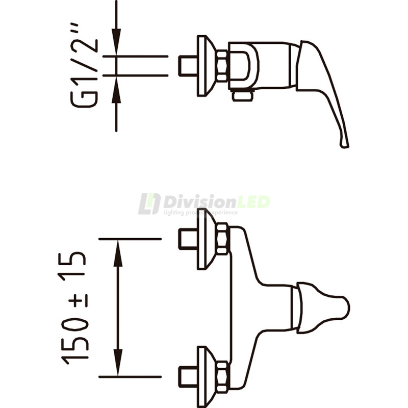 Esquema Clever 94698 Kit grifo de ducha monomando N Panam Urban