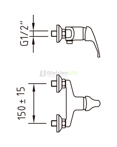 Esquema Clever 94698 Kit grifo de ducha monomando N Panam Urban