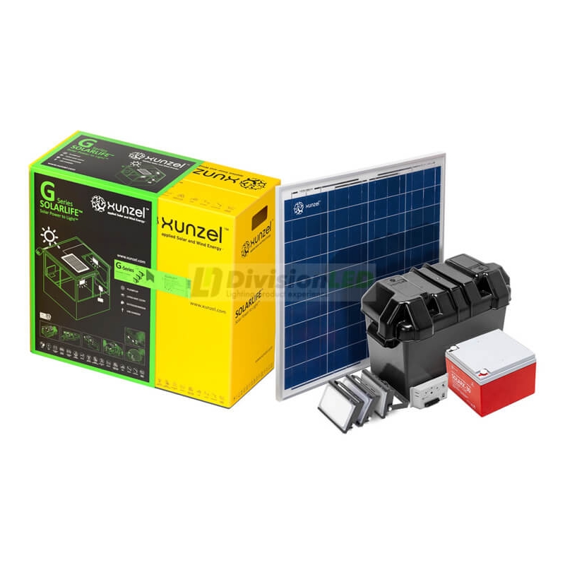 XUNZEL SOLARLIFE G-60 Kit Iluminación Solar 12V
