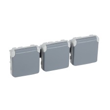 LEGRAND 069578 plexo-base de corriente 3x2p+t horizontal gris
