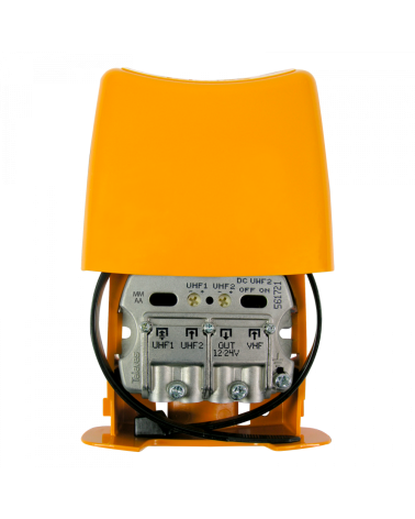 Amplificador de mástil NanoKom 3 entradas UHF-UHF-VHFmix LTE700 5G Televes 561721