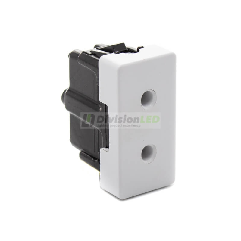 Base enchufe bipolar 10A 250V Medio Elemento Blanco Simon 27431-64